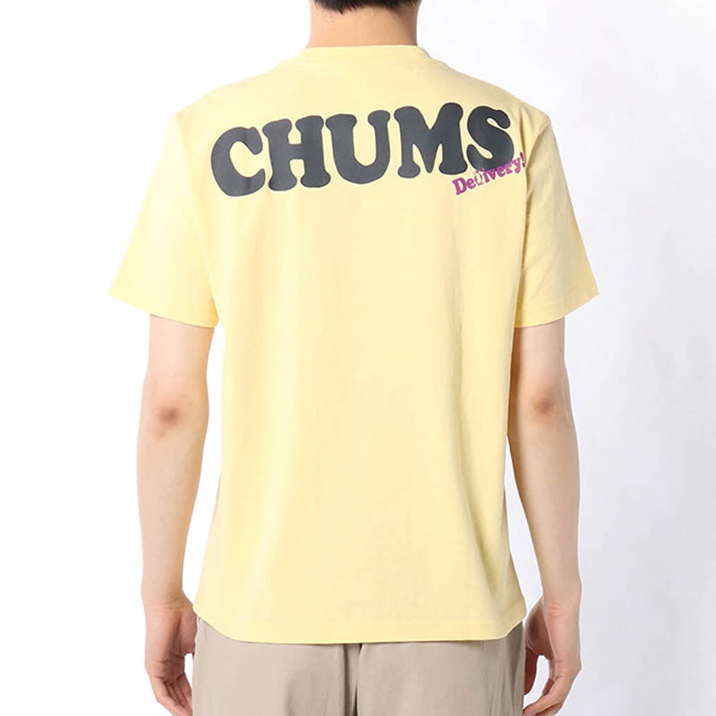 チャムス チャムスデリバリーTシャツ CH01-1989 Yellow Haze CHUMS CHUMS Delivery T-Shirt アパレル Tシャツ メンズ