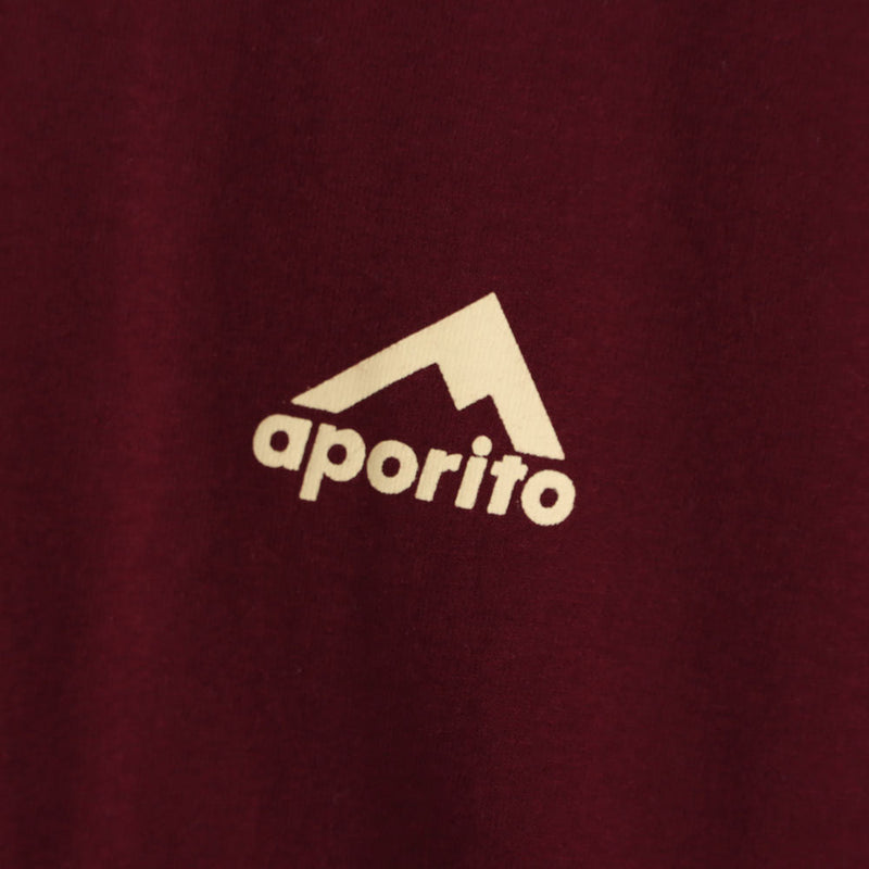 アポリト グラフィックTシャツ(D柄) 205222036 ワイン APORITO APPAREL アパレル Tシャツ メンズ
