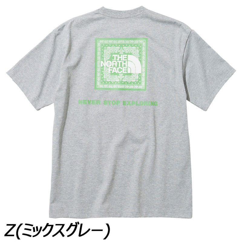 ノースフェイス ショートスリーブバンダナスクエアロゴティー メンズ Tシャツ 半袖 速乾