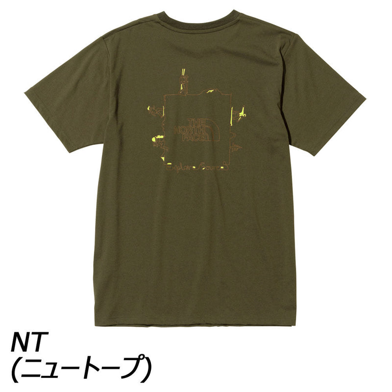 ノースフェイス ショートスリーブエクスプロールソースサーキュレーションティー メンズ Tシャツ 半袖 抗菌防臭加工