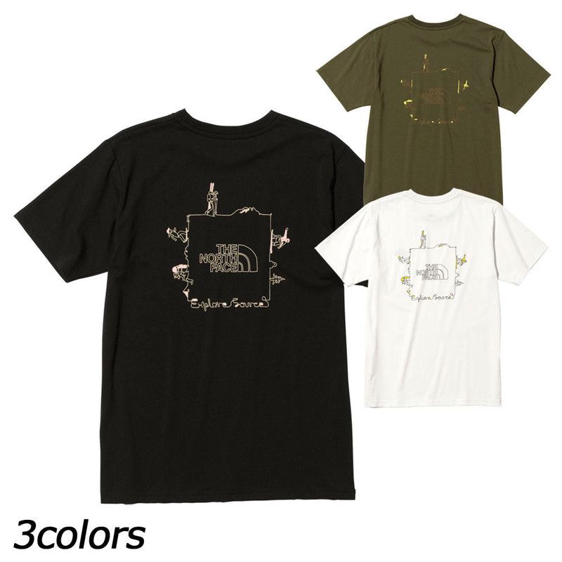 ノースフェイス ショートスリーブエクスプロールソースサーキュレーションティー メンズ Tシャツ 半袖 抗菌防臭加工