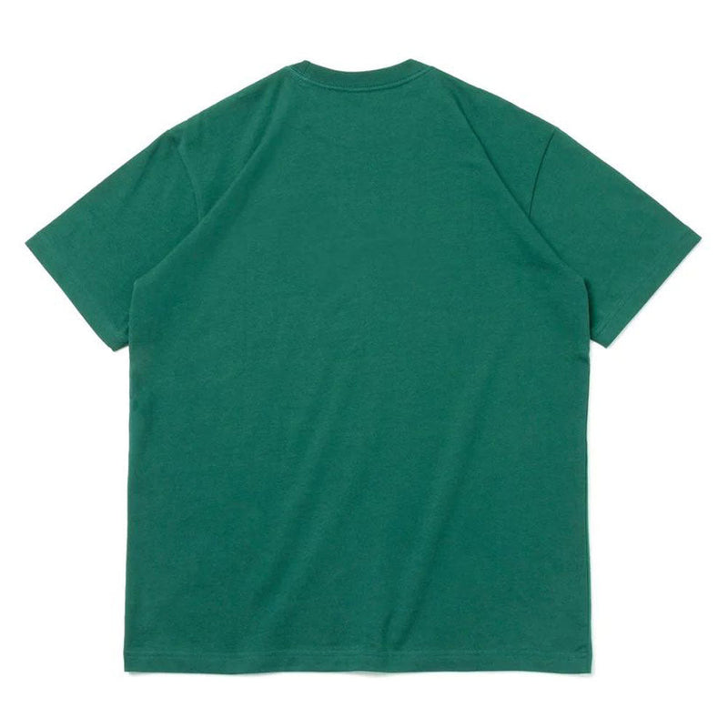 ニューエラ 半袖 コットン Tシャツ フラッグロゴ MIINI ダークグリーン レギュラーフィット メンズ Tシャツ 半袖