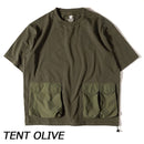 グリップスワニー キャンプポケットTシャツ 4.0 Tシャツ メンズ ポケット付 ドローコード付