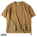 グリップスワニー キャンプポケットTシャツ 4.0 Tシャツ メンズ ポケット付 ドローコード付