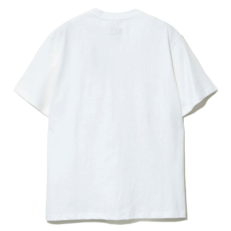 ゴースローキャラバン USA/C オーバーオールキャンパー猫TEE Tシャツ ユニセックス 半袖