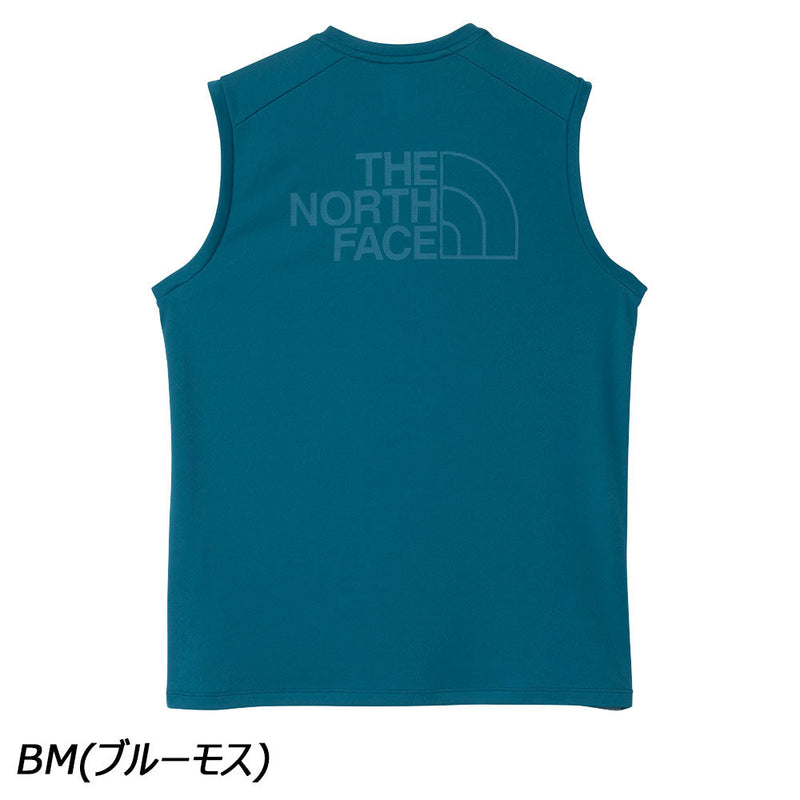 ノースフェイス スリーブレスESアンペアクルー Tシャツ ノースリーブ UVプロテクト UPF50＋ メンズ