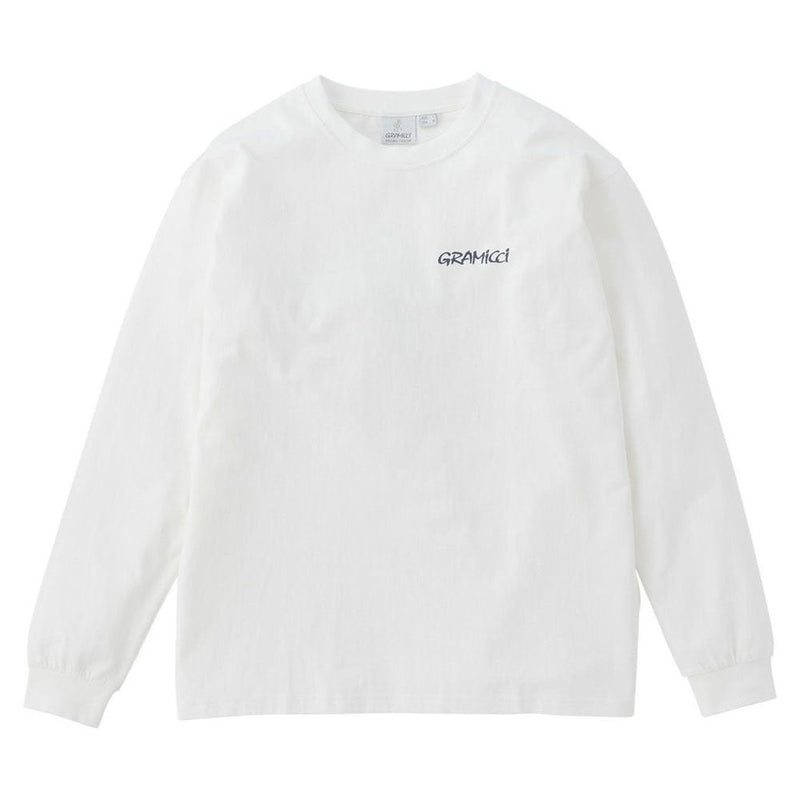 グラミチ インサイドタグL/S Tシャツ G2FU-T058 WHITE GRAMiCCi メンズアパレル Tシャツ