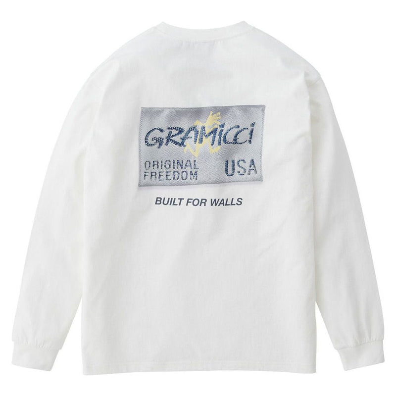 グラミチ インサイドタグL/S Tシャツ G2FU-T058 WHITE GRAMiCCi メンズアパレル Tシャツ