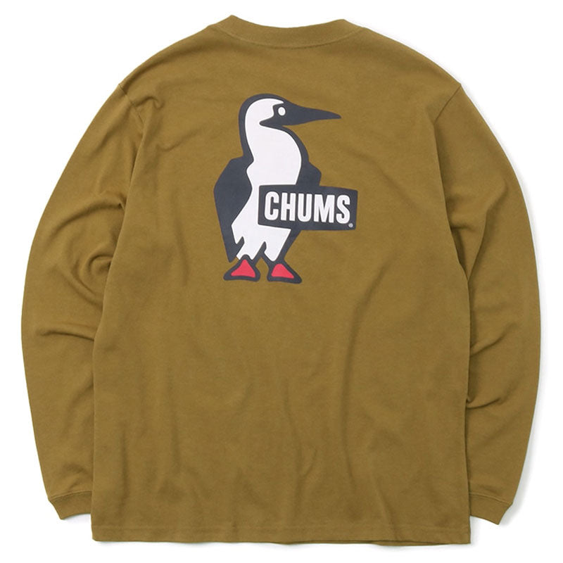 チャムス ブービーロゴロングスリーブTシャツ CH01-1830 Brown CHUMS Booby Logo L/S T-Shirt アパレル Tシャツ ロンT メンズ ※クーポン対象外