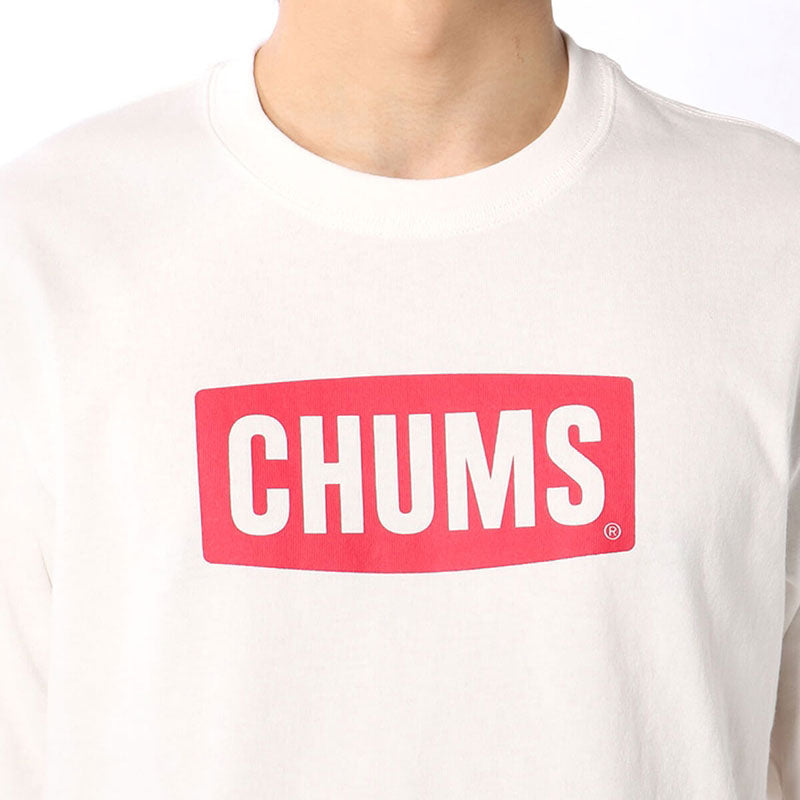 チャムス チャムスロゴロングスリーブTシャツ CH01-1828 White/Red CHUMS CHUMS Logo L/S T-Shirt アパレル Tシャツ ロンT 【クーポン対象外】