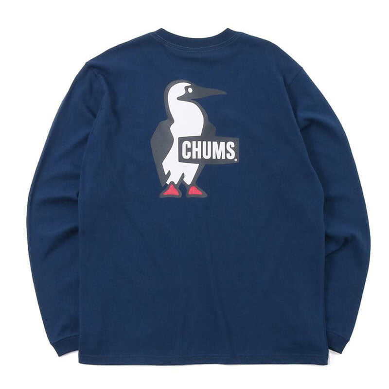 チャムス ブービーロゴロングスリーブTシャツ CH01-1896 Navy CHUMS メンズアパレル Tシャツ 【クーポン対象外】
