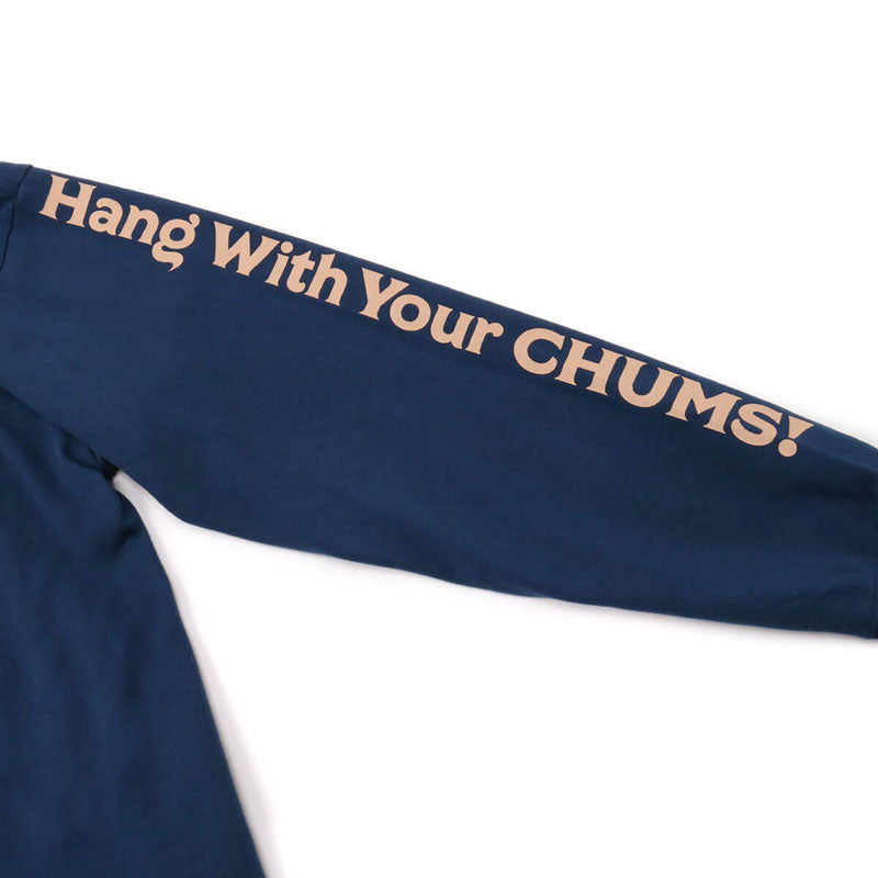 チャムス オーバーサイズドマップロングスリーブTシャツ CH01-2068 Navy CHUMS メンズアパレル Tシャツ 【クーポン対象外】