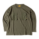 グリップスワニー GEAR POCKET WIDE LS TEE GSC-51 OLIVE GRIP SWANY メンズアパレル パーカー