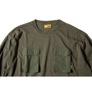 グリップスワニー GEAR POCKET WIDE LS TEE GSC-51 OLIVE GRIP SWANY メンズアパレル パーカー