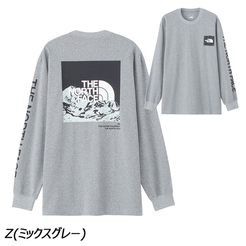 ノースフェイス ロングスリーブスリーブグラフィックティー Tシャツ 長袖 UVケア UPF15-30 メンズ