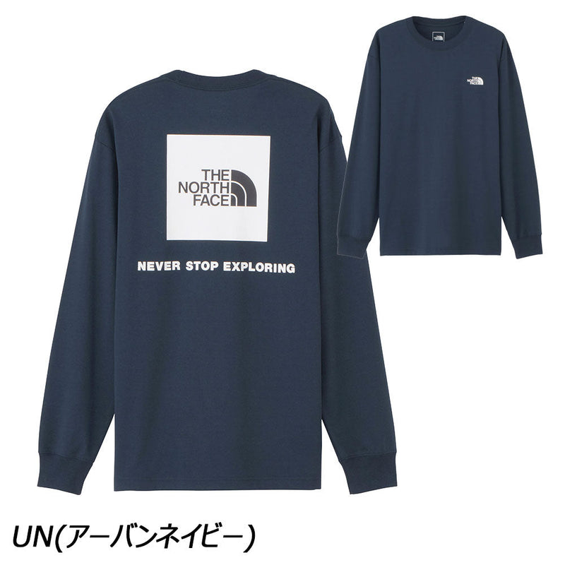 ノースフェイス ロングスリーブバックスクエアロゴティー Tシャツ 長袖 メンズ 人気 定番