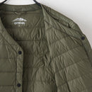 アウトドアプロダクツ 軽量ダウンノーカラージャケット ダウン ユニセックス 撥水 防風 透湿 抗菌 静電防止 パッカブル