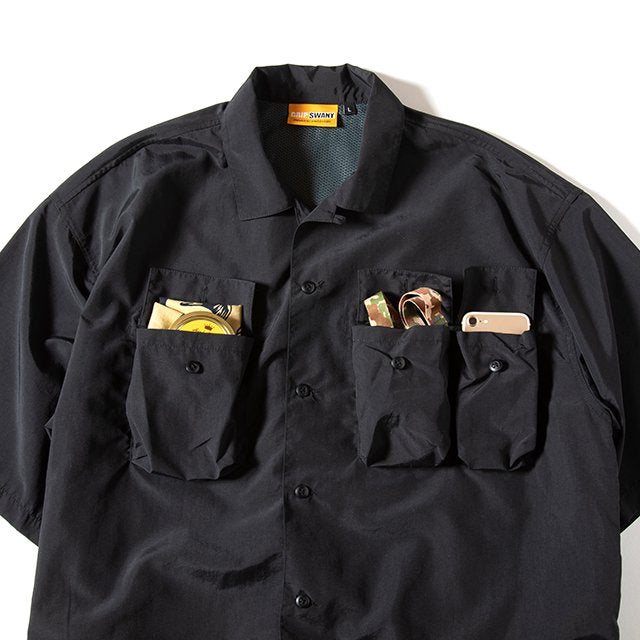グリップスワニー サプレックスキャンプシャツ 4.0 シャツ メンズ サプレックスナイロン