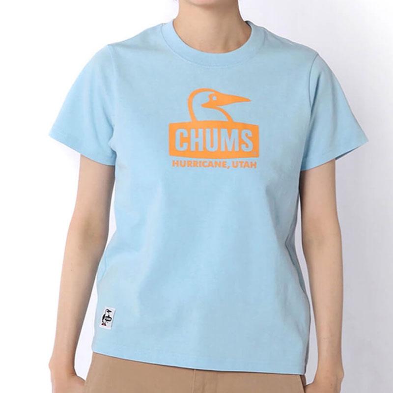 チャムス ブービーフェイスTシャツ CH01-1834 Sky CHUMS Booby Face T-Shirt アパレル Tシャツ レディース 【クーポン対象外】