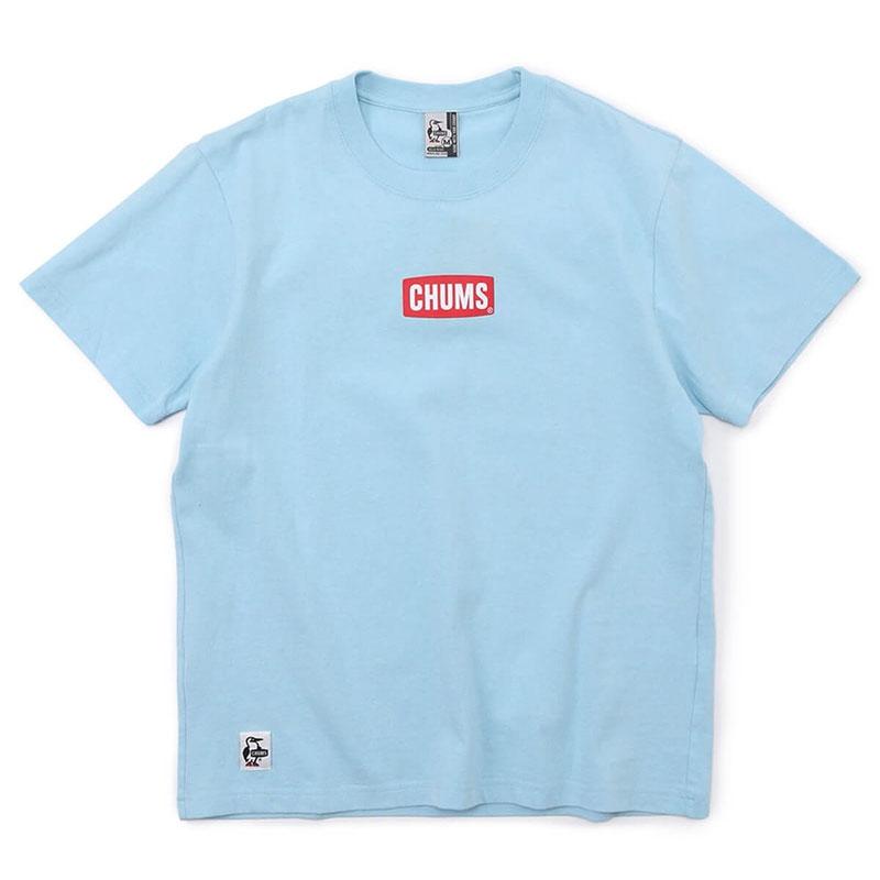 チャムス ミニチャムスロゴTシャツ CH01-1837 Sky CHUMS Mini CHUMS Logo T-Shirt アパレル Tシャツ レディース