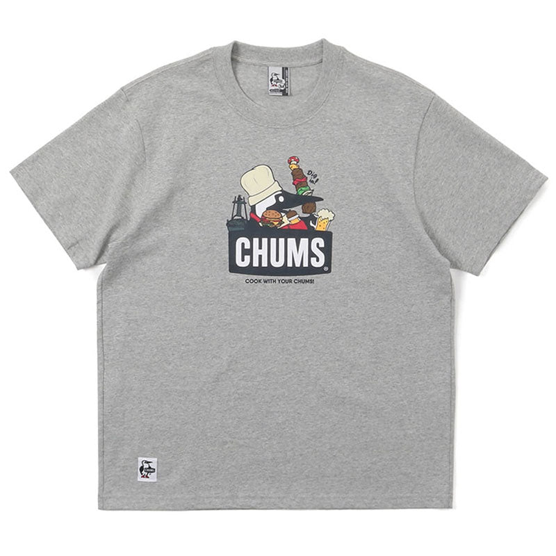 チャムス BBQブービーTシャツ CH01-1963 H/Gray CHUMS BBQ Booby T-Shirt アパレル Tシャツ レディース 【クーポン対象外】