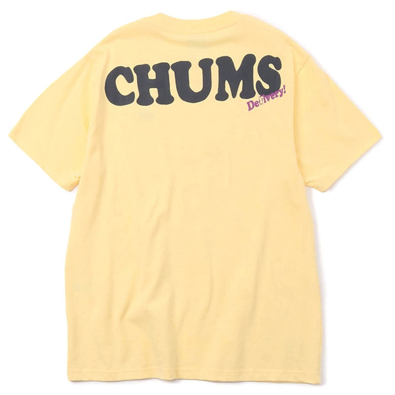 チャムス チャムスデリバリーTシャツ CH01-1989 Yellow Haze CHUMS CHUMS Delivery T-Shirt アパレル Tシャツ レディース 【クーポン対象外】