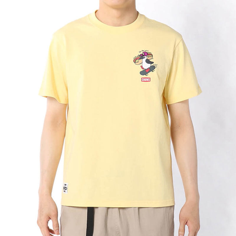 チャムス チャムスデリバリーTシャツ CH01-1989 Yellow Haze CHUMS CHUMS Delivery T-Shirt アパレル Tシャツ レディース