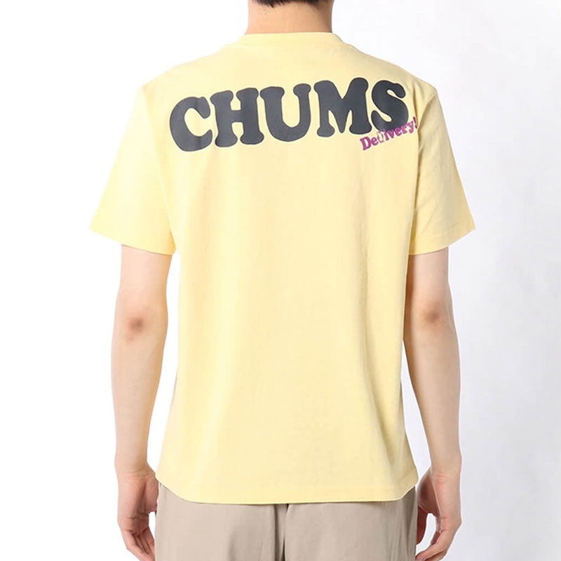 チャムス チャムスデリバリーTシャツ CH01-1989 Yellow Haze CHUMS CHUMS Delivery T-Shirt アパレル Tシャツ レディース