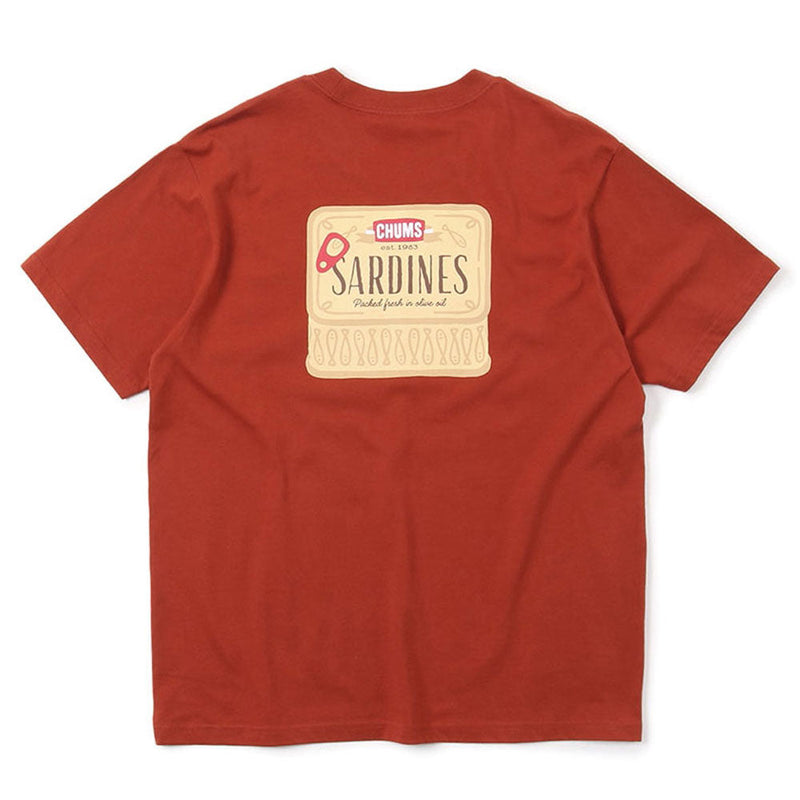 チャムス チャムスサーディーンズTシャツ CH01-1971 Brown CHUMS CHUMS Sardines T-Shirt アパレル Tシャツ ※クーポン対象外