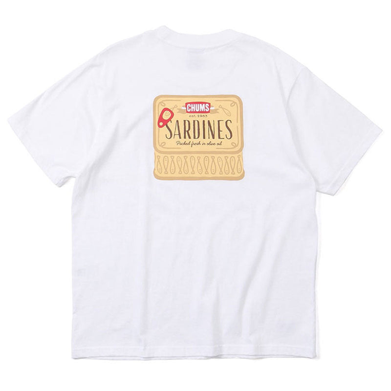 チャムス チャムスサーディーンズTシャツ CH01-1971 White CHUMS CHUMS Sardines T-Shirt アパレル Tシャツ 【クーポン対象外】
