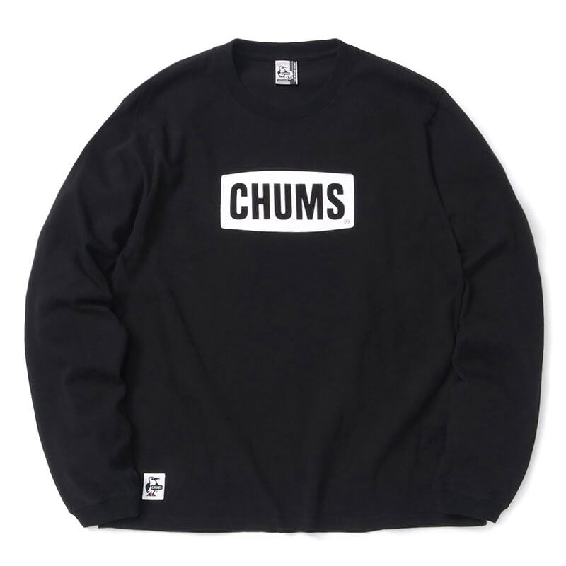 チャムス チャムスロゴロングスリーブTシャツ CH01-1894 Black×White CHUMS レディースアパレル Tシャツ ※クーポン対象外
