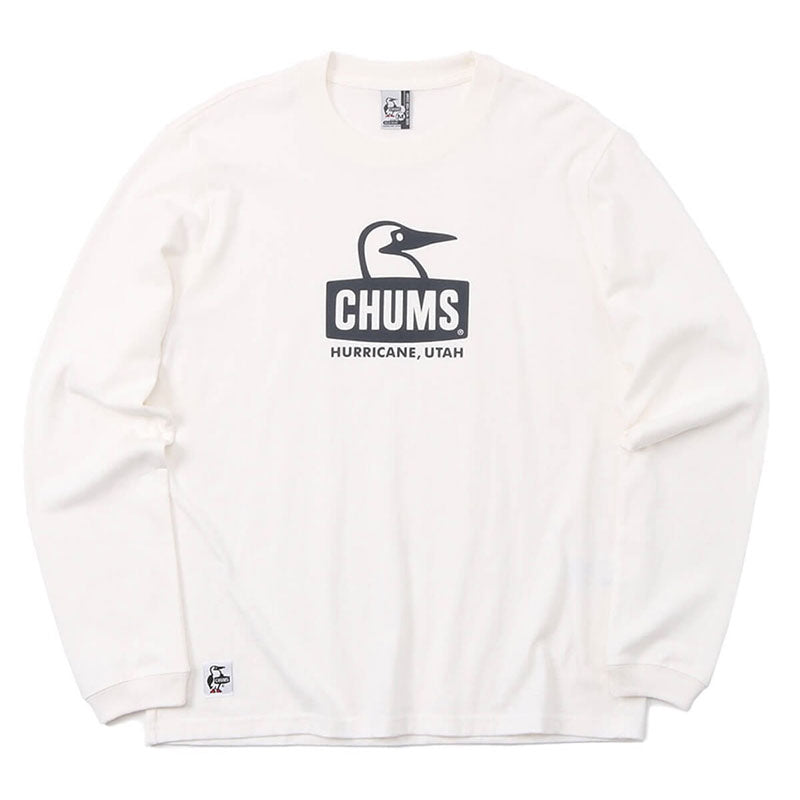 チャムス ブービーフェイスロングスリーブTシャツ CH01-1895 White×Black CHUMS レディースアパレル Tシャツ ※クーポン対象外