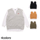 チャムス キーストーンレディースロングスリーブレイヤードTシャツ Tシャツ レディース 長袖