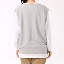 チャムス キーストーンレディースロングスリーブレイヤードTシャツ Tシャツ レディース 長袖