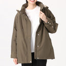 チャムス バックエーラインボアジャケット アウター レディース