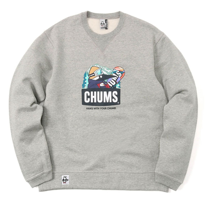 チャムス スノーボーディングブービークルートップ CH00-1358 H/Gray CHUMS レディースアパレル トレーナー