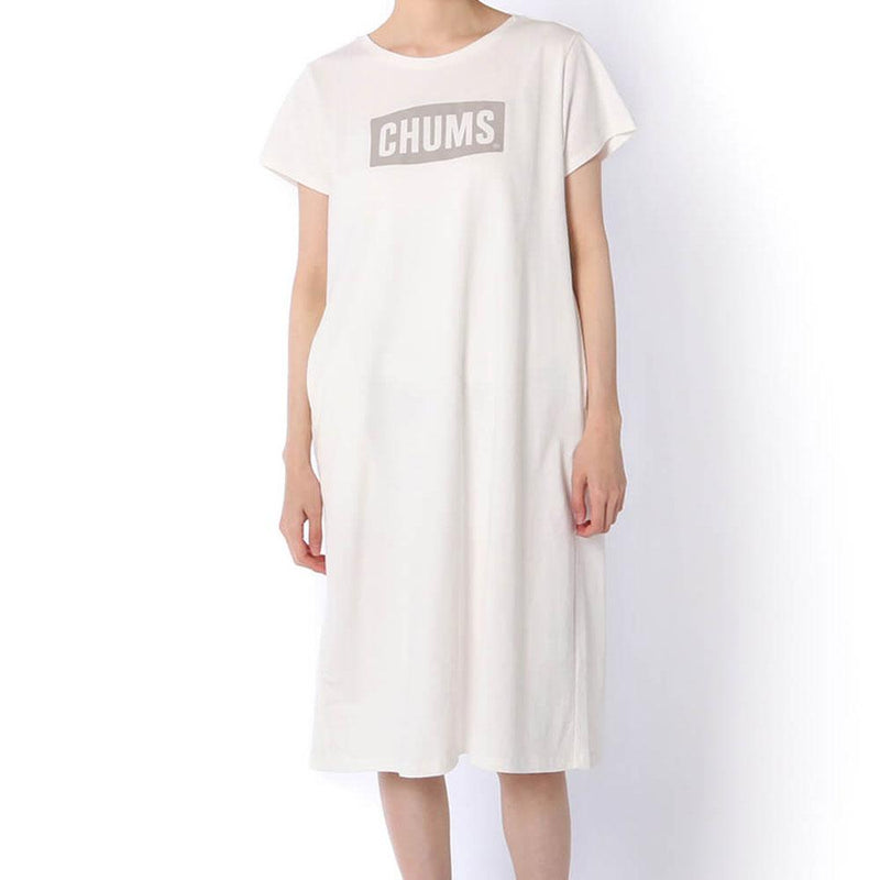 チャムス チャムスロゴドレス CH18-1168 White CHUMS CHUMS Logo Dress アパレル Tシャツ ワンピース スカート レディース ※クーポン対象外