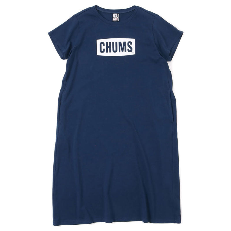チャムス チャムスロゴドレス CH18-1212 Navy×White CHUMS CHUMS Logo Dress アパレル Tシャツ ワンピース レディース ※クーポン対象外