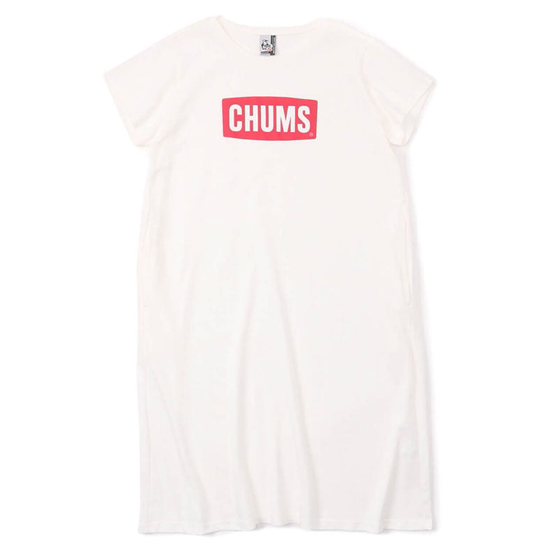 チャムス チャムスロゴドレス CH18-1212 White×Red CHUMS CHUMS Logo Dress アパレル Tシャツ ワンピース レディース ※クーポン対象外