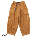 チャムス コーデュロイバルーンカーゴパンツ パンツ メンズ コーデュロイ