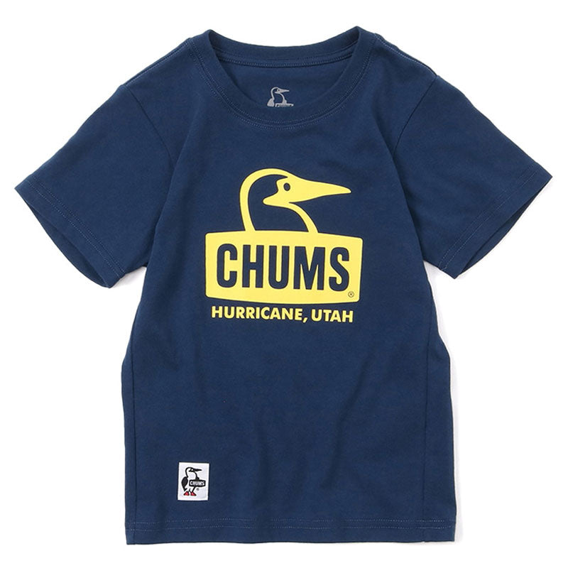 チャムス キッズブービーフェイスTシャツ CH21-1176 Navy/Yellow CHUMS Kid's Booby Face T-Shirt アパレル Tシャツ キッズ ※クーポン対象外