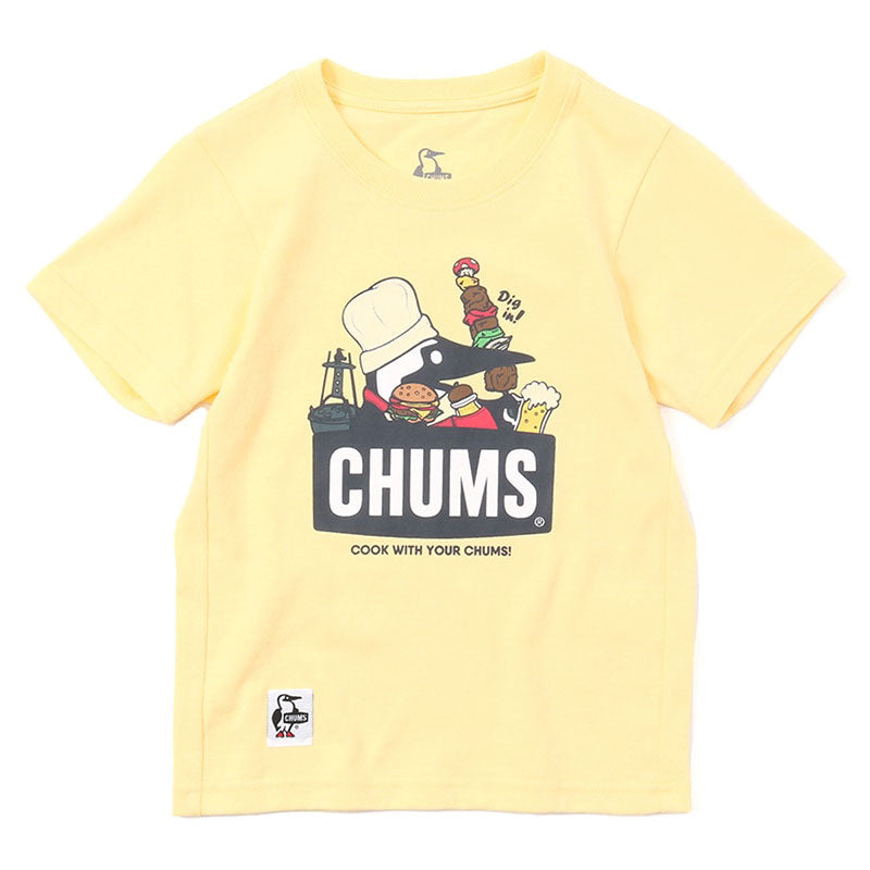 チャムス キッズバーベキューブービーTシャツ CH21-1215 Yellow Haze CHUMS Kid's BBQ Booby T-Shirt アパレル Tシャツ キッズ 【クーポン対象外】