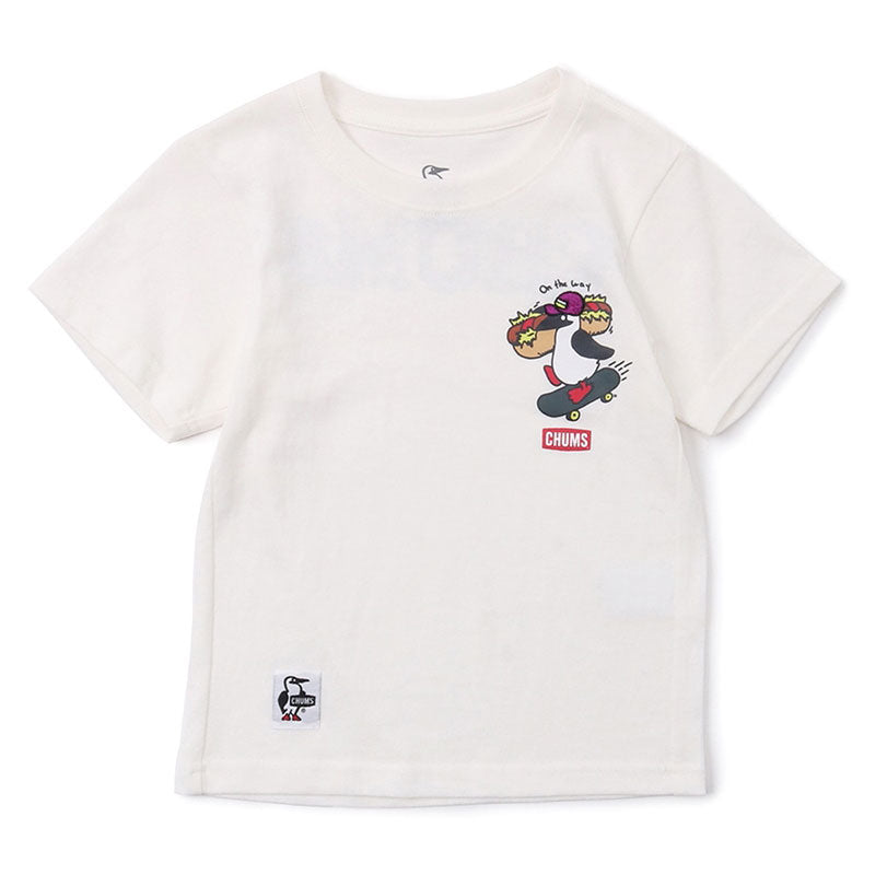 チャムス キッズチャムスデリバリーTシャツ CH21-1223 White CHUMS Kid's CHUMS Delivery T-Shirt アパレル Tシャツ キッズ 【クーポン対象外】