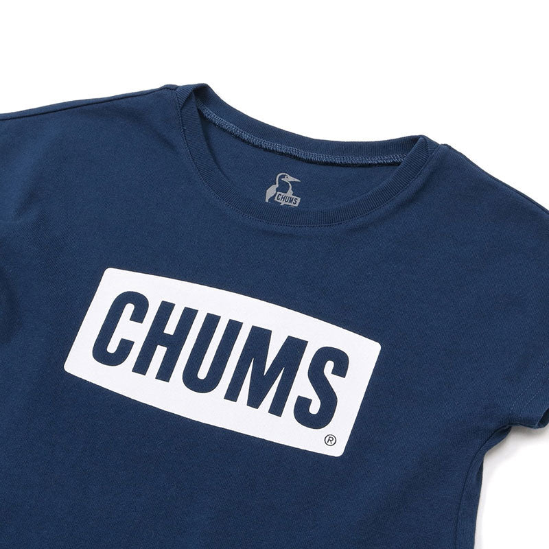 チャムス キッズチャムスロゴドレス CH21-1234 Navy×White CHUMS Kid's CHUMS Logo Dress アパレル Tシャツ ワンピース キッズ ガールズ ※クーポン対象外