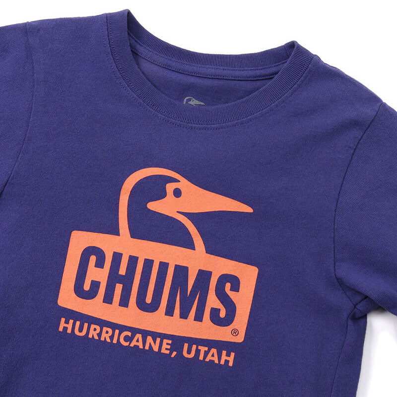 チャムス キッズブービーフェイスロングスリーブTシャツ CH21-1207 Purple CHUMS キッズアパレル Tシャツ ※クーポン対象外
