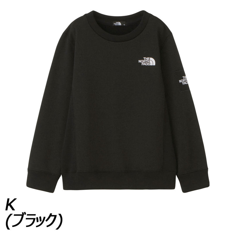 超美品☆THE NORTH FACEスクエアロゴクルーM着丈 - スウェット