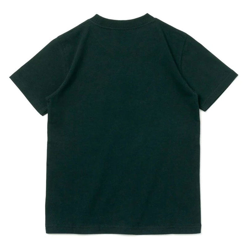 ニューエラ Youth 半袖 コットン Tシャツ フラッグロゴ ブラック×ホワイト キッズ Tシャツ 半袖