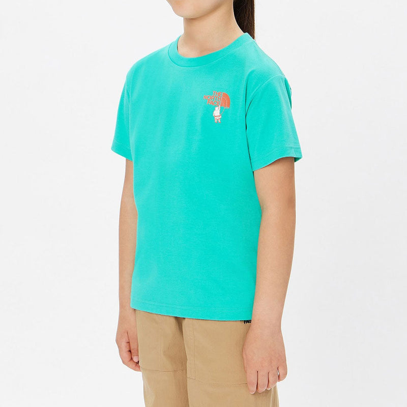 ノースフェイス ショートスリーブシレトコトコティー Tシャツ 半袖 UVケア UPF15-30 キッズ