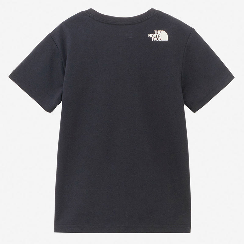 ノースフェイス ショートスリーブカモロゴティー Tシャツ 半袖 UVケア UPF15-30 キッズ