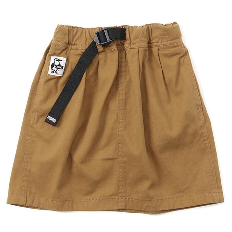 チャムス キッズツータックワイドスカート CH23-1072 Brown CHUMS Kid's Two Tuck Wide Skirt アパレル スカート 【クーポン対象外】